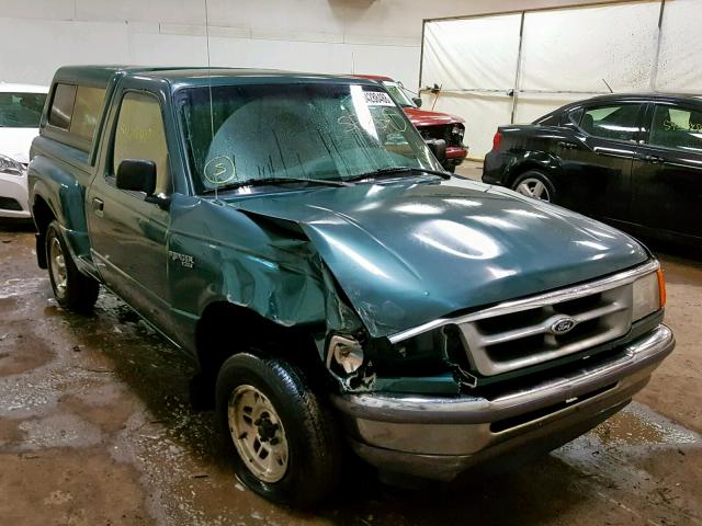 1FTCR10A3VPB03140 - 1997 FORD RANGER GREEN photo 1