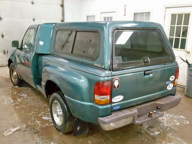 1FTCR10A3VPB03140 - 1997 FORD RANGER GREEN photo 3