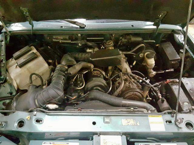 1FTCR10A3VPB03140 - 1997 FORD RANGER GREEN photo 7