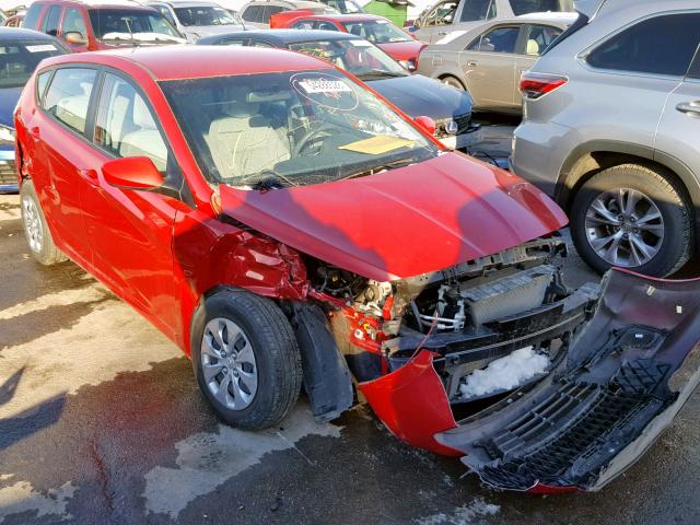 KMHCT5AE3HU348662 - 2017 HYUNDAI ACCENT SE RED photo 1