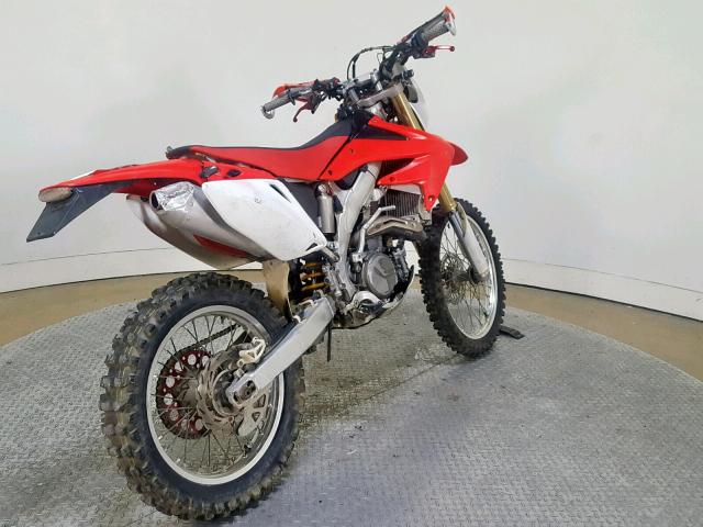 JH2PE060X5K000033 - 2005 HONDA CRF450 X RED photo 8