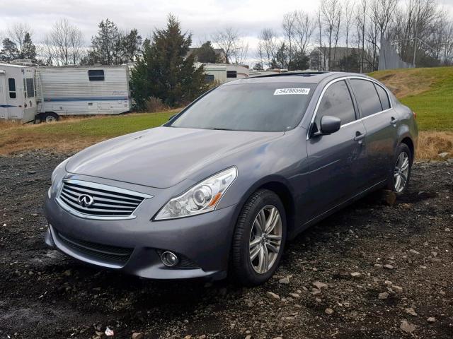 JN1CV6AR7CM673222 - 2012 INFINITI G37 GRAY photo 2