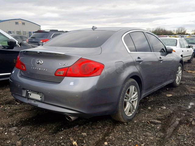 JN1CV6AR7CM673222 - 2012 INFINITI G37 GRAY photo 4