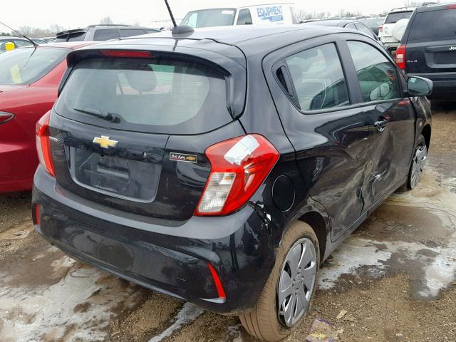 KL8CB6SA3HC742542 - 2017 CHEVROLET SPARK LS BLACK photo 4