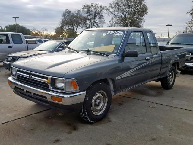 JT4RN93P0N5067357 - 1992 TOYOTA PICKUP 1/2 GREEN photo 2