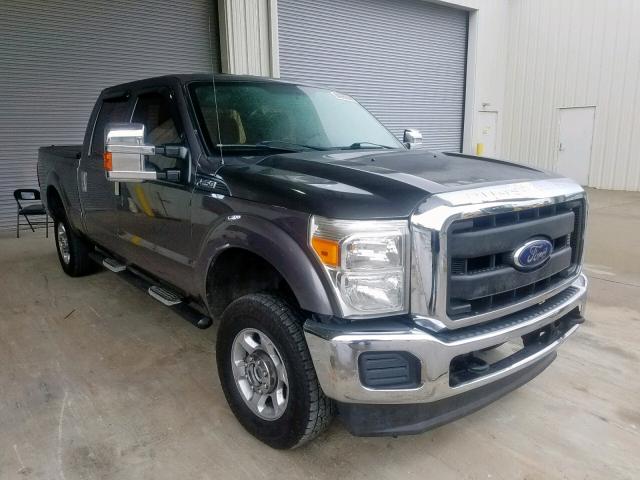 1FT7W2B62EEA08850 - 2014 FORD F250 SUPER GRAY photo 1