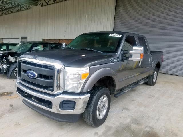 1FT7W2B62EEA08850 - 2014 FORD F250 SUPER GRAY photo 2