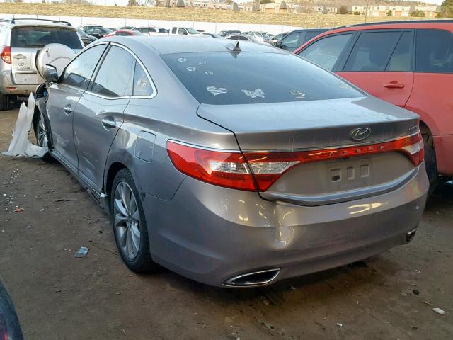 KMHFH4JG2EA364889 - 2014 HYUNDAI AZERA GLS SILVER photo 3