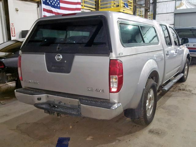 1N6AD09WX8C423899 - 2008 NISSAN FRONTIER C SILVER photo 4