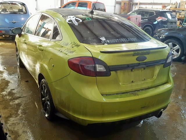 3FADP4BJ4DM141656 - 2013 FORD FIESTA SE GREEN photo 3