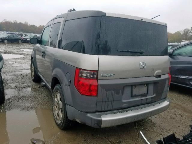 5J6YH28503L015084 - 2003 HONDA ELEMENT EX GRAY photo 3