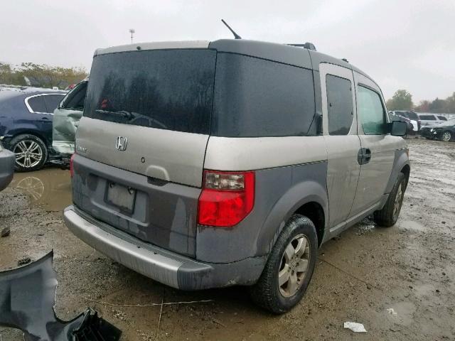 5J6YH28503L015084 - 2003 HONDA ELEMENT EX GRAY photo 4