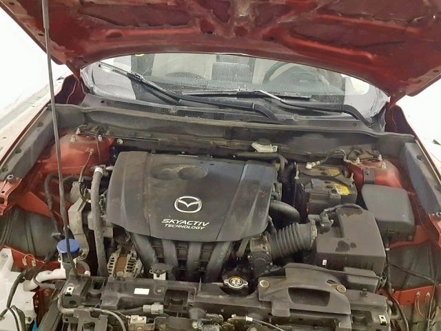 JM1DKBD74G0105262 - 2016 MAZDA CX-3 GRAND RED photo 7