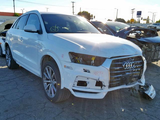 WA1JCCFS1JR028452 - 2018 AUDI Q3 PREMIUM WHITE photo 1