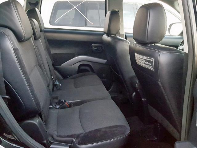 JA4AS3AW4AZ016163 - 2010 MITSUBISHI OUTLANDER BLACK photo 6