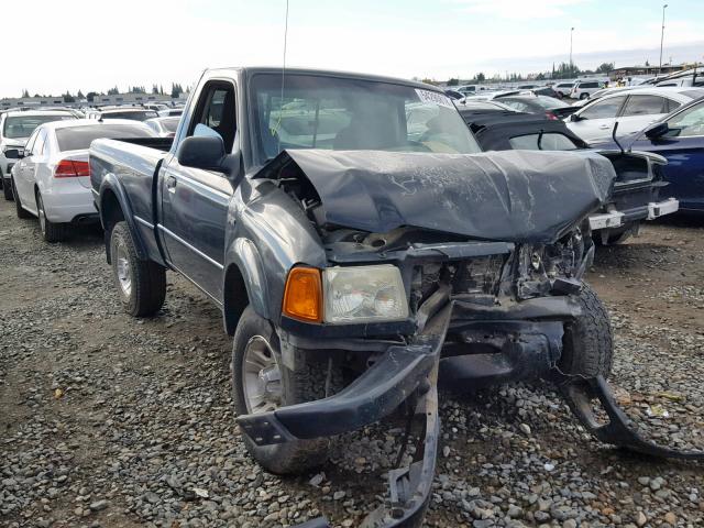 1FTYR10U64PA51484 - 2004 FORD RANGER BLACK photo 1