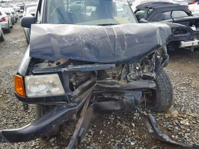 1FTYR10U64PA51484 - 2004 FORD RANGER BLACK photo 7