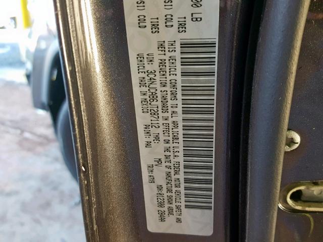 3C4NJCAB6JT287112 - 2018 JEEP COMPASS SP Сұр фото 10