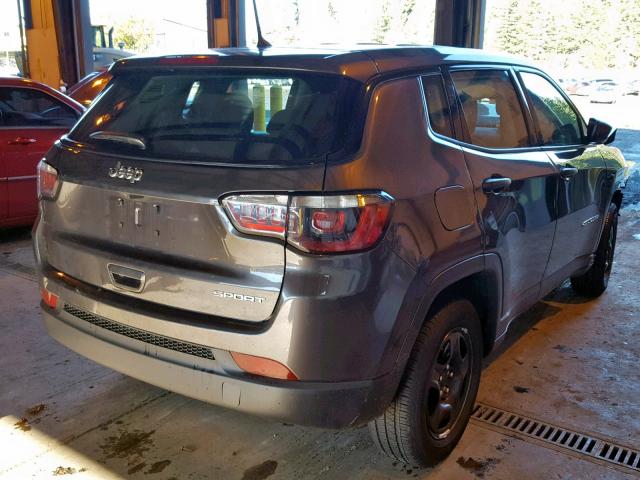 3C4NJCAB6JT287112 - 2018 JEEP COMPASS SP Сұр фото 4