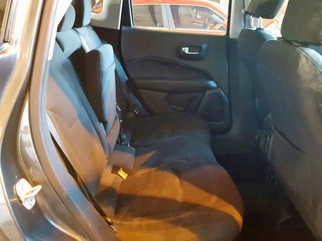 3C4NJCAB6JT287112 - 2018 JEEP COMPASS SP Сұр фото 6