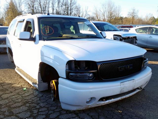 1GKEK63U25J121734 - 2005 GMC YUKON DENA WHITE photo 1