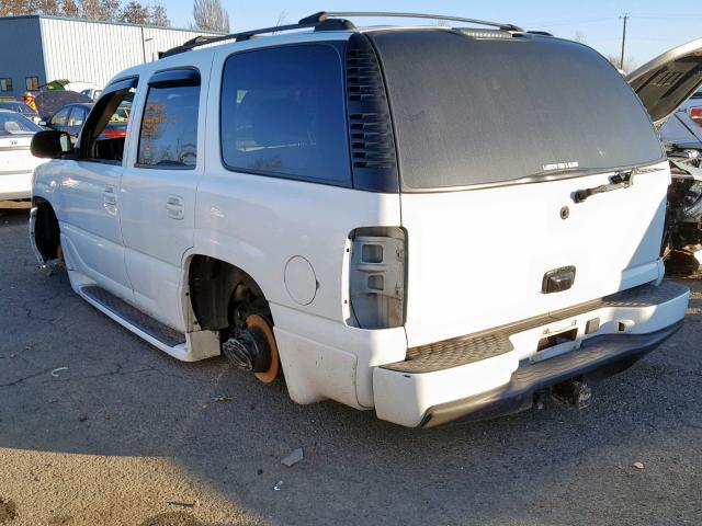 1GKEK63U25J121734 - 2005 GMC YUKON DENA WHITE photo 3