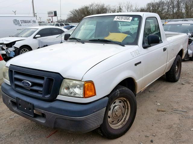 1FTYR10D15PA97211 - 2005 FORD RANGER WHITE photo 2