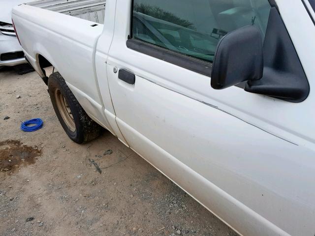 1FTYR10D15PA97211 - 2005 FORD RANGER WHITE photo 9