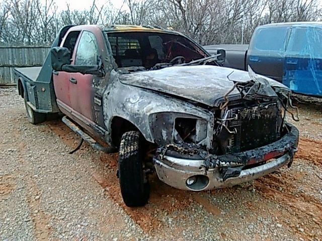 3D7MX48C47G726782 - 2007 DODGE RAM 3500 S RED photo 1