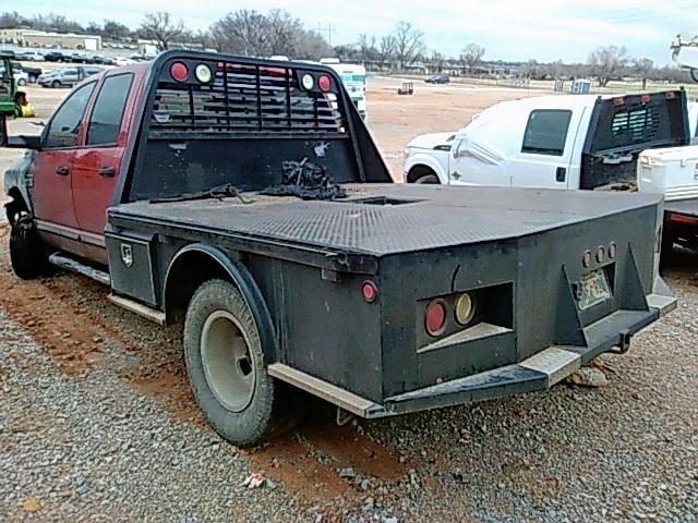 3D7MX48C47G726782 - 2007 DODGE RAM 3500 S RED photo 3