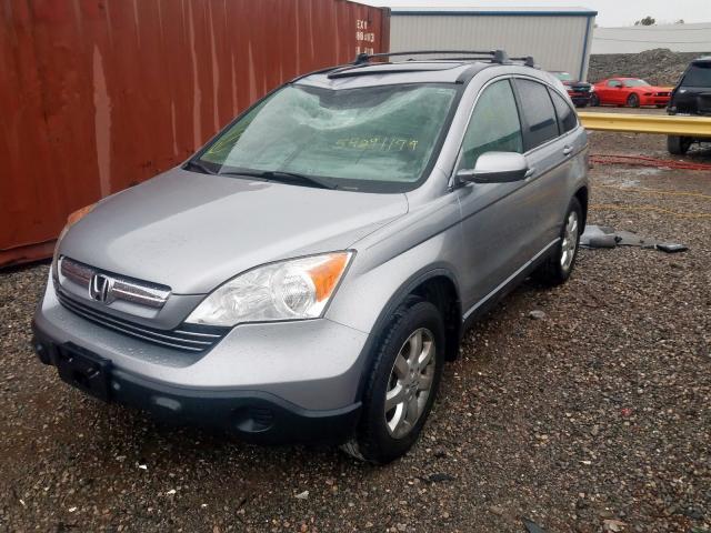 JHLRE38707C043177 - 2007 HONDA CR-V EXL SILVER photo 2