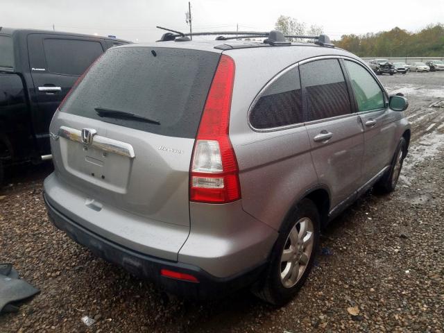 JHLRE38707C043177 - 2007 HONDA CR-V EXL SILVER photo 4