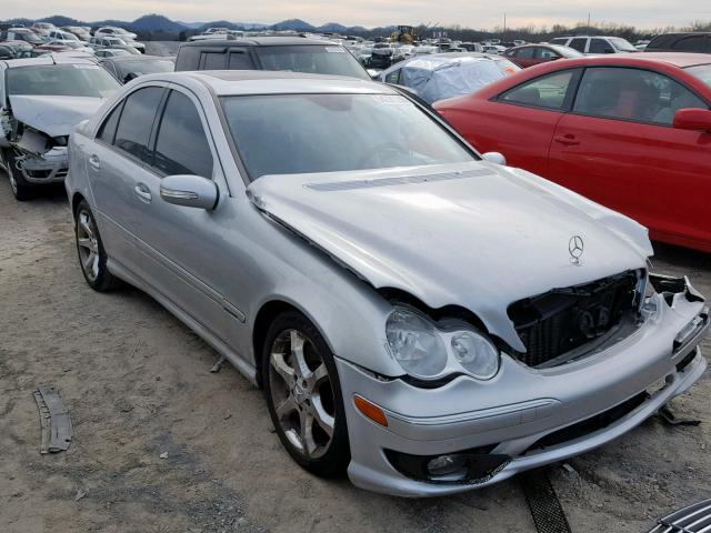 WDBRF52HX7F897582 - 2007 MERCEDES-BENZ C 230 SILVER photo 1