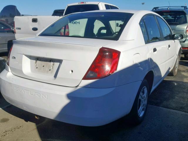 1G8AF52F03Z185839 - 2003 SATURN ION LEVEL WHITE photo 4