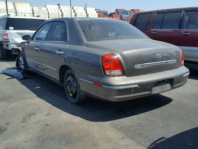 KMHFU45E62A210797 - 2002 HYUNDAI XG 350 GRAY photo 3