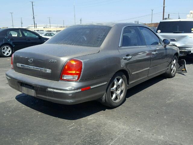 KMHFU45E62A210797 - 2002 HYUNDAI XG 350 GRAY photo 4