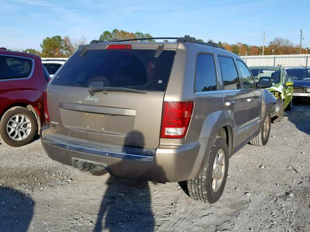 1J4HS58N06C153022 - 2006 JEEP GRAND CHER GRAY photo 4