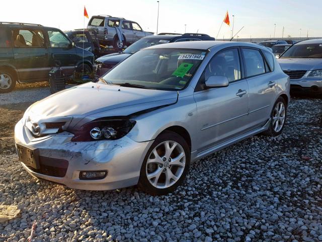 JM1BK343071694346 - 2007 MAZDA 3 HATCHBAC SILVER photo 2