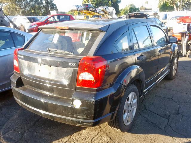 1B3HB48BX7D254443 - 2007 DODGE CALIBER SX BLACK photo 4