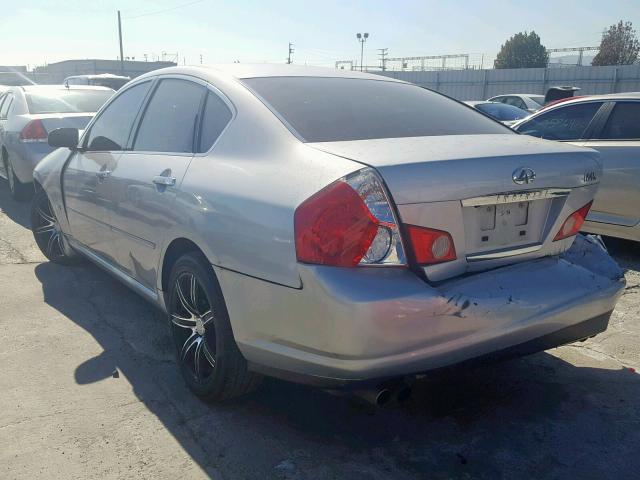 JNKBY01E37M402561 - 2007 INFINITI M45 BASE SILVER photo 3