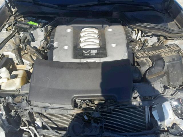 JNKBY01E37M402561 - 2007 INFINITI M45 BASE SILVER photo 7