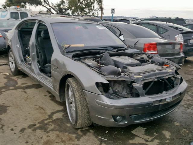 WBAHN83567DT69360 - 2007 BMW 750 GRAY photo 1