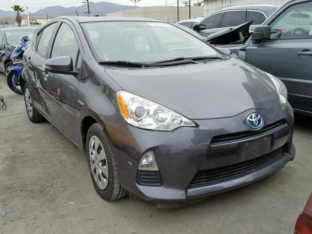 JTDKDTB33D1552775 - 2013 TOYOTA PRIUS C BLACK photo 1