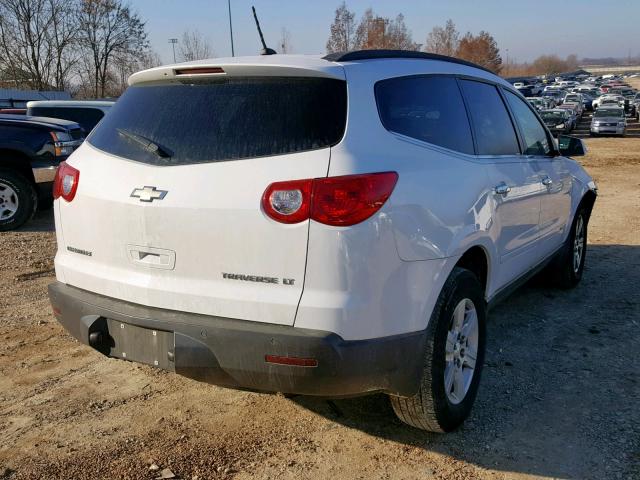 1GNER23D99S170128 - 2009 CHEVROLET TRAVERSE L WHITE photo 4