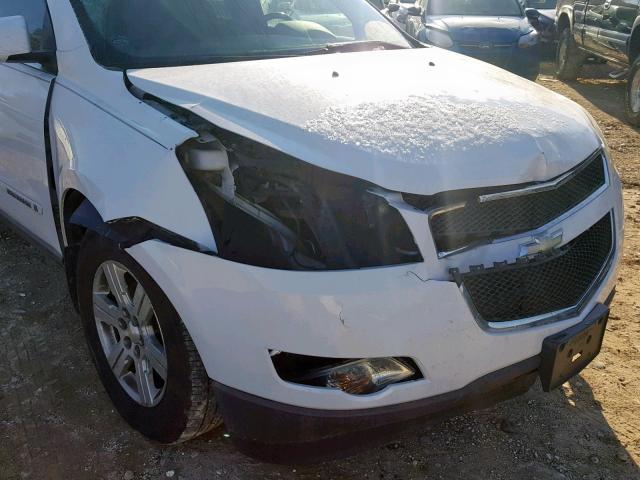 1GNER23D99S170128 - 2009 CHEVROLET TRAVERSE L WHITE photo 9