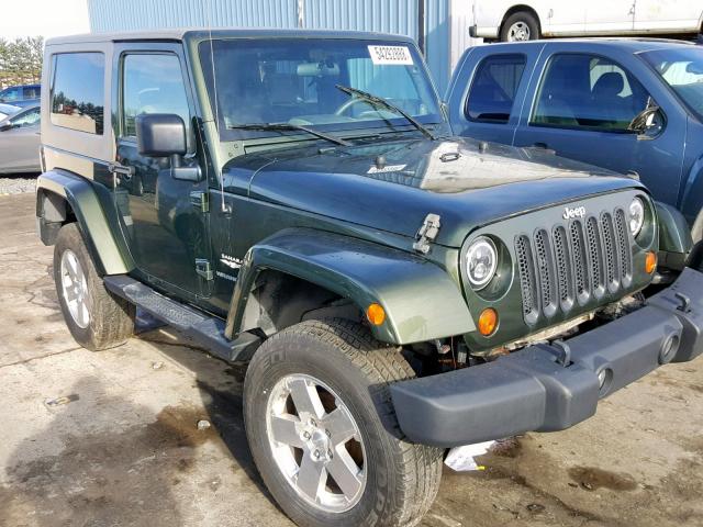 1J4FA54148L567548 - 2008 JEEP WRANGLER S GREEN photo 1