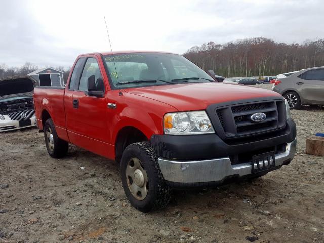 1FTRF12235NB46719 - 2005 FORD F150 RED photo 1