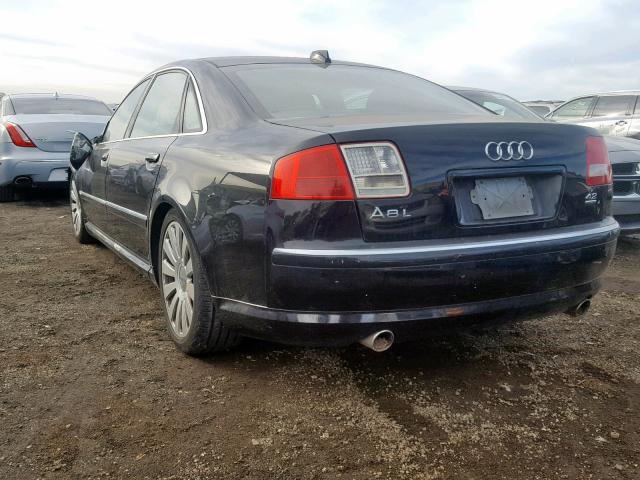 WAUML44E84N002199 - 2004 AUDI A8 L QUATT BLACK photo 3