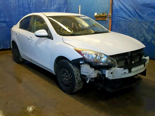 JM1BL1SG4A1342661 - 2010 MAZDA 3 I WHITE photo 1