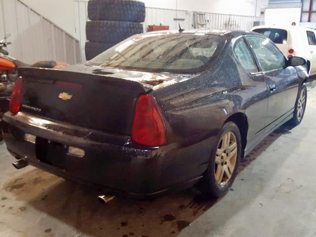 2G1WK151369363010 - 2006 CHEVROLET MONTE CARL შავი ფოტო 4